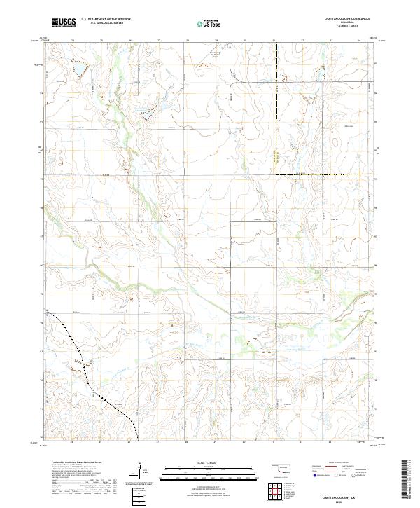 USGS Topographic Map – Chattanooga SW