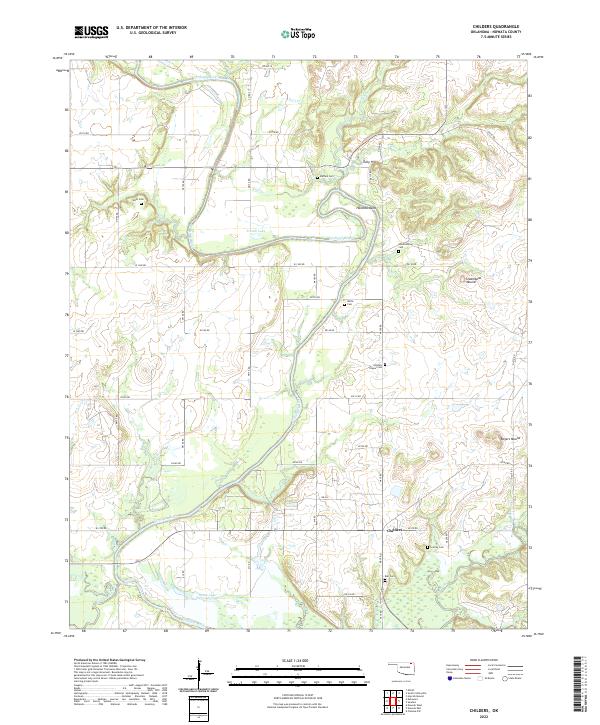 USGS Topographic Map – Childers
