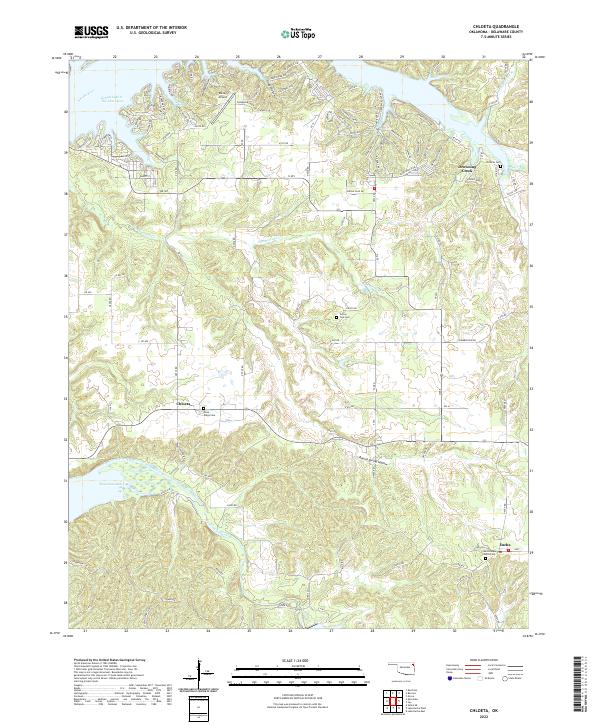 USGS Topographic Map – Chloeta