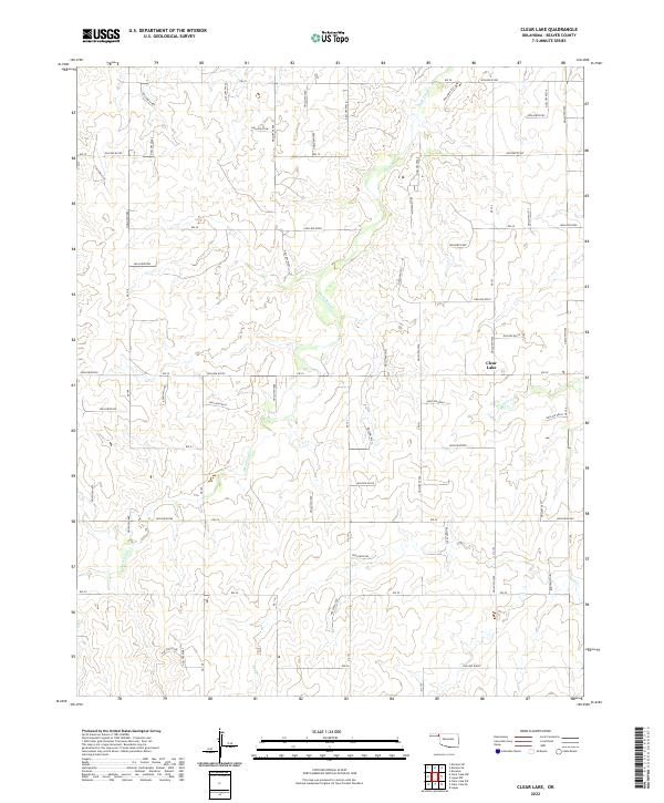 USGS Topographic Map – Clear Lake