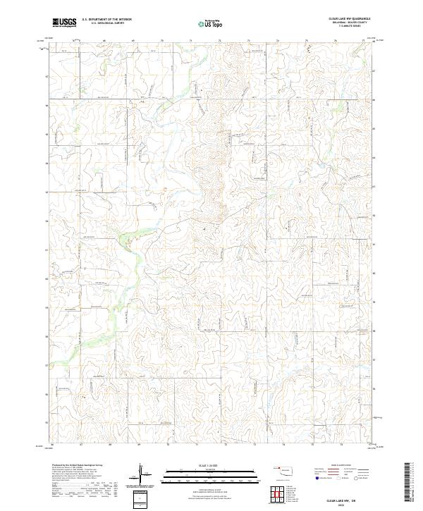 USGS Topographic Map – Clear Lake NW