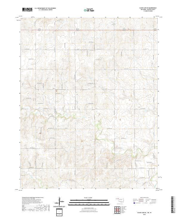USGS Topographic Map – Clear Lake SE