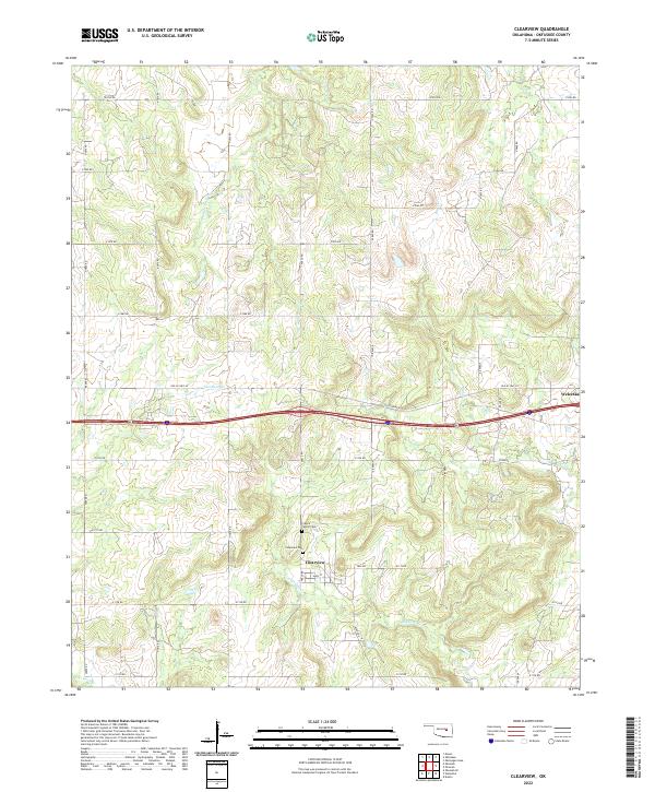 USGS Topographic Map – Clearview