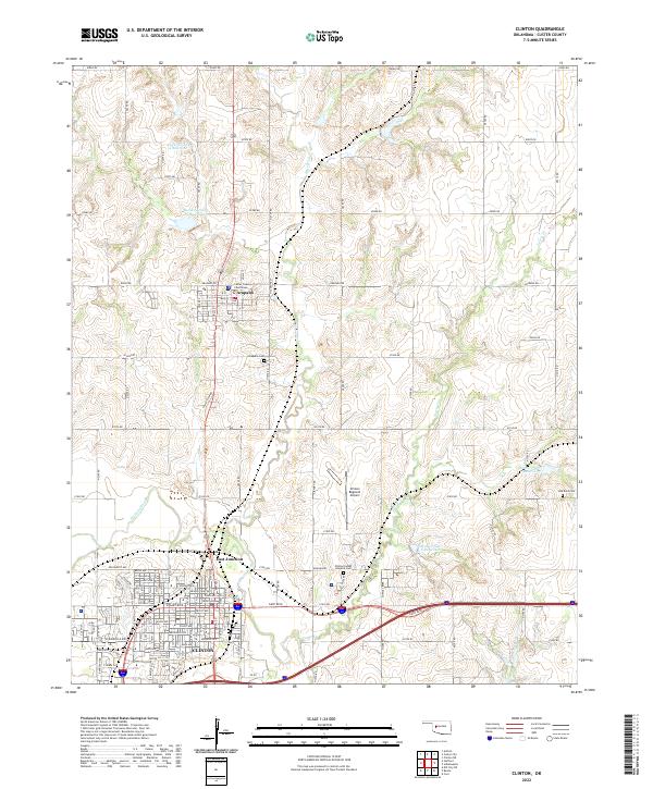 USGS Topographic Map – Clinton