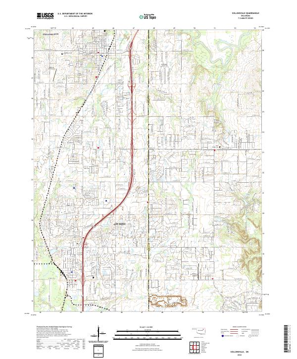 USGS Topographic Map – Collinsville