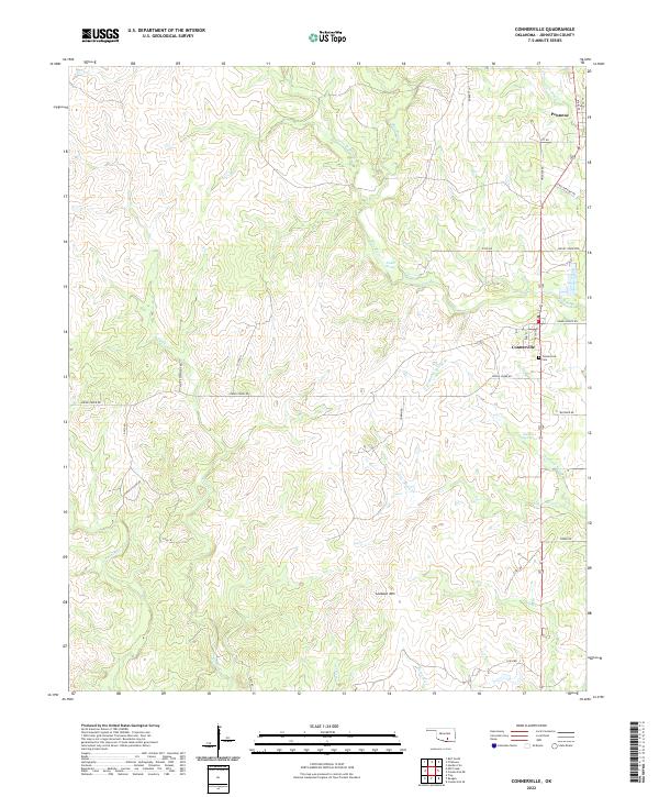 USGS Topographic Map – Connerville