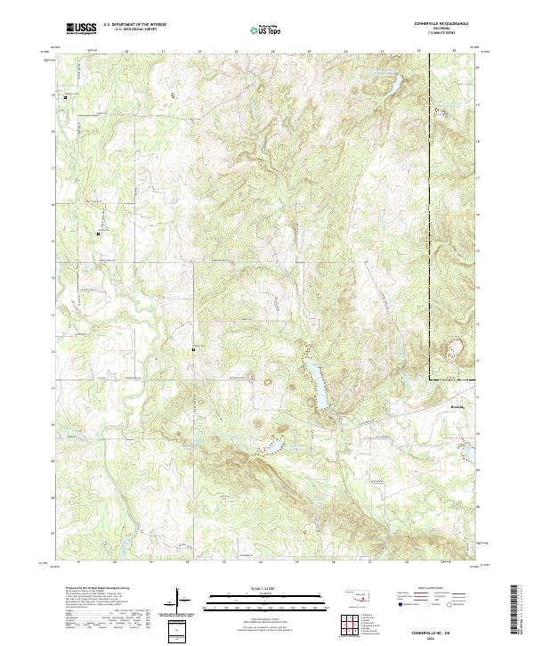 USGS Topographic Map – Connerville NE