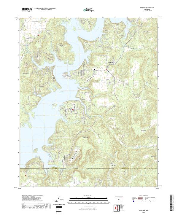 USGS Topographic Map – Cookson