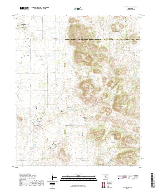 USGS Topographic Map – Cooperton