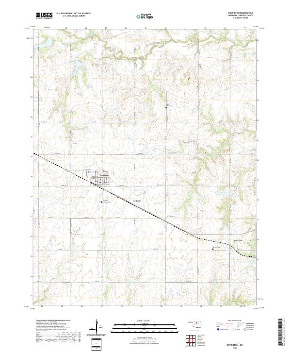 USGS Topographic Map – Covington