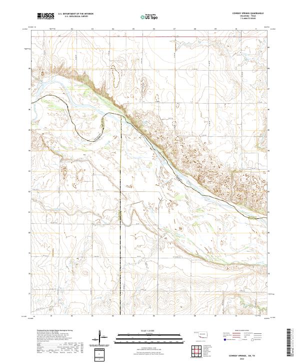 USGS Topographic Map – Cowboy Springs