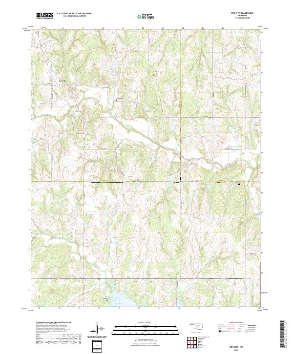 USGS Topographic Map – Cox City