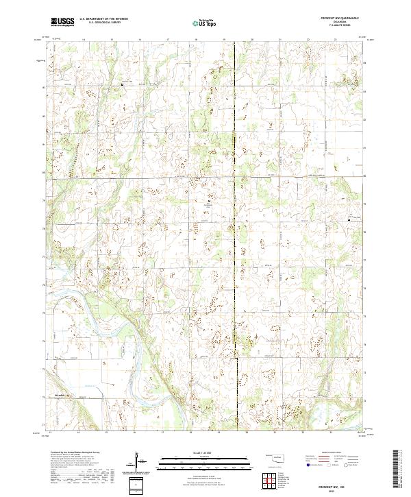 USGS Topographic Map – Crescent NW
