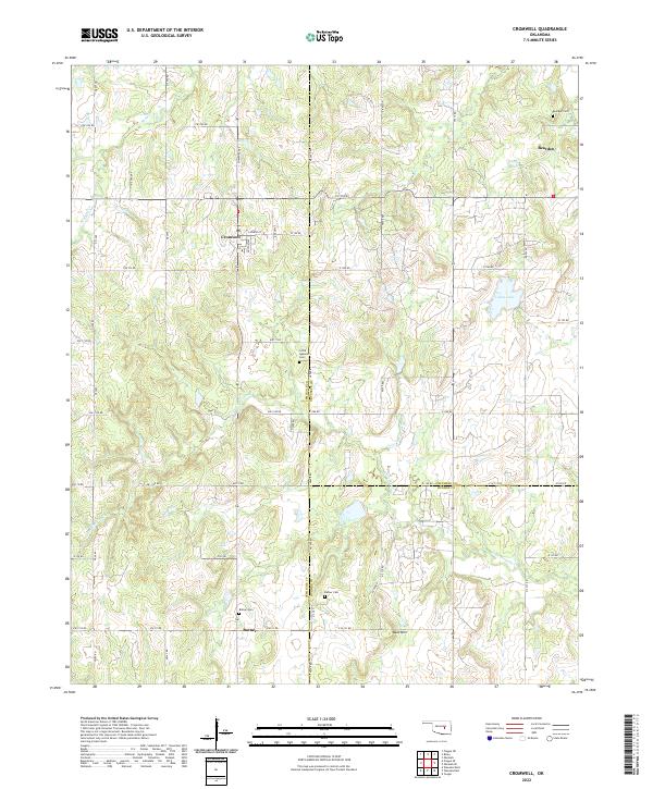 USGS Topographic Map – Cromwell