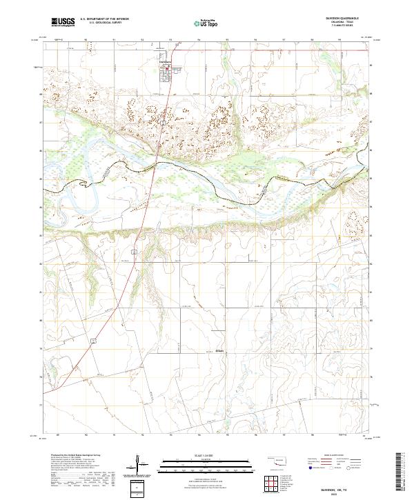 USGS Topographic Map – Davidson