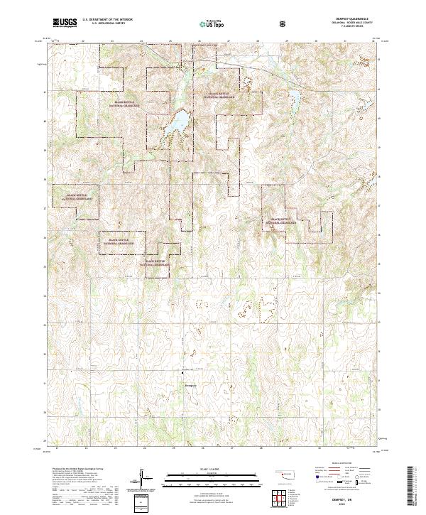 USGS Topographic Map – Dempsey