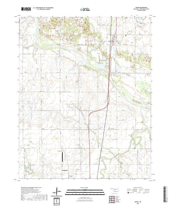 USGS Topographic Map – Dover