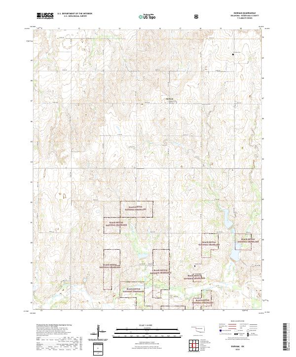 USGS Topographic Map – Durham