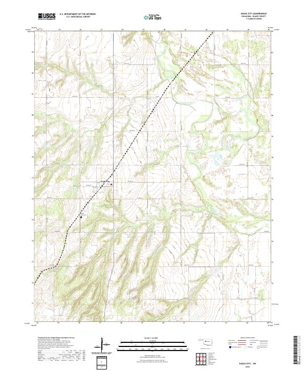USGS Topographic Map – Eagle City