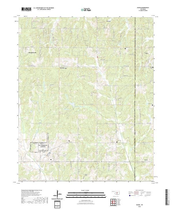 USGS Topographic Map – Eason