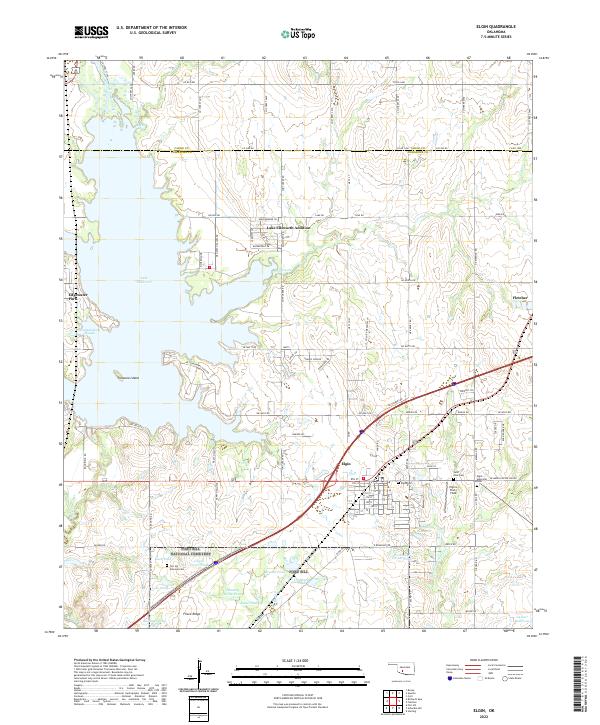 USGS Topographic Map – Elgin