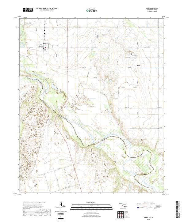 USGS Topographic Map – Elmer
