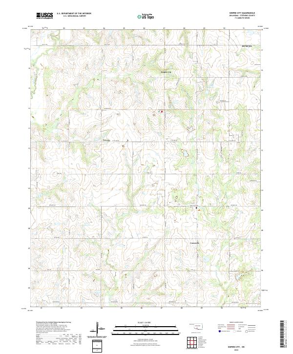 USGS Topographic Map – Empire City