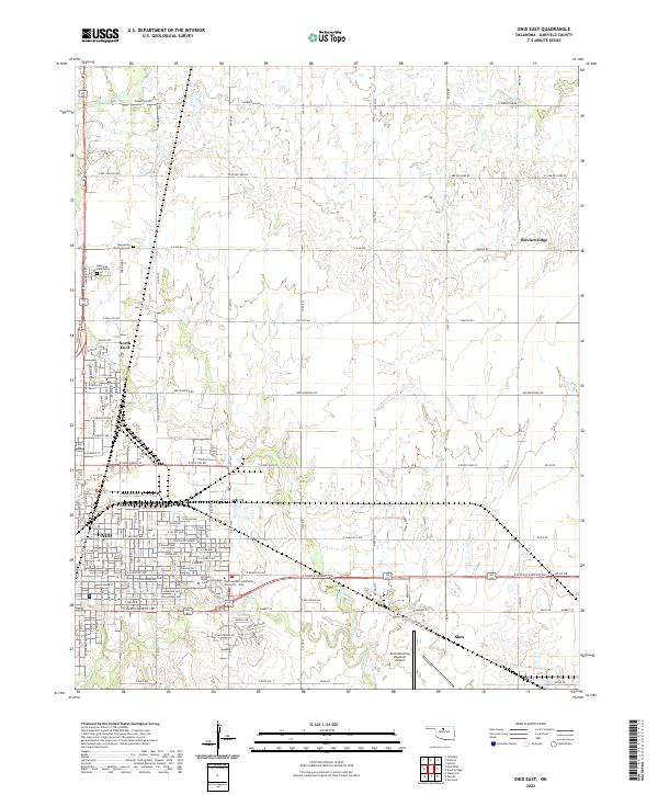 USGS Topographic Map – Enid East
