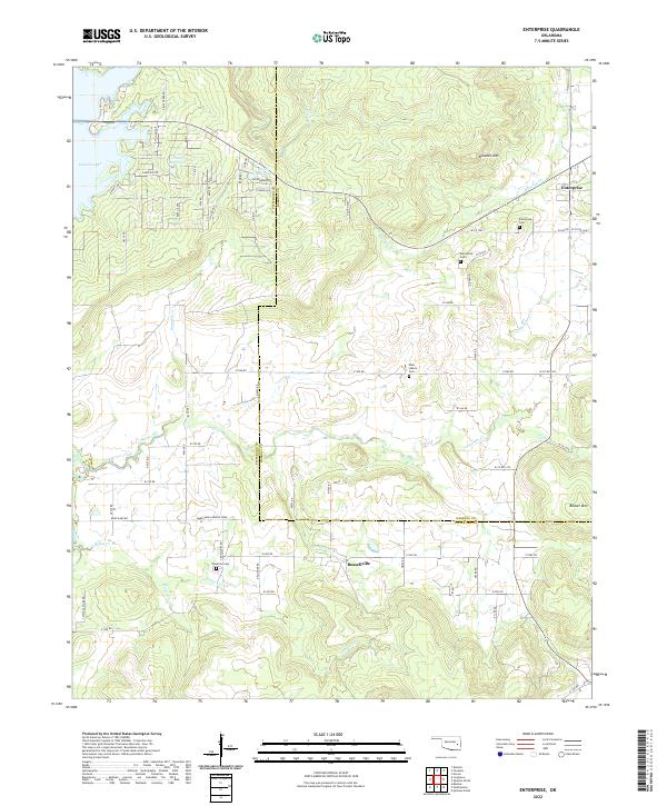 USGS Topographic Map – Enterprise