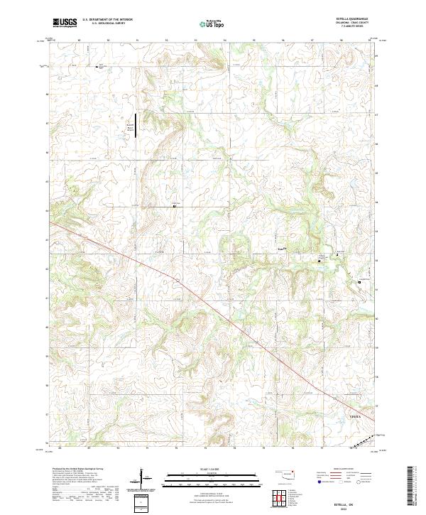USGS Topographic Map – Estella