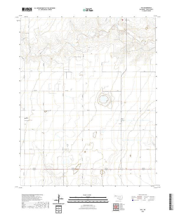 USGS Topographic Map – Eva