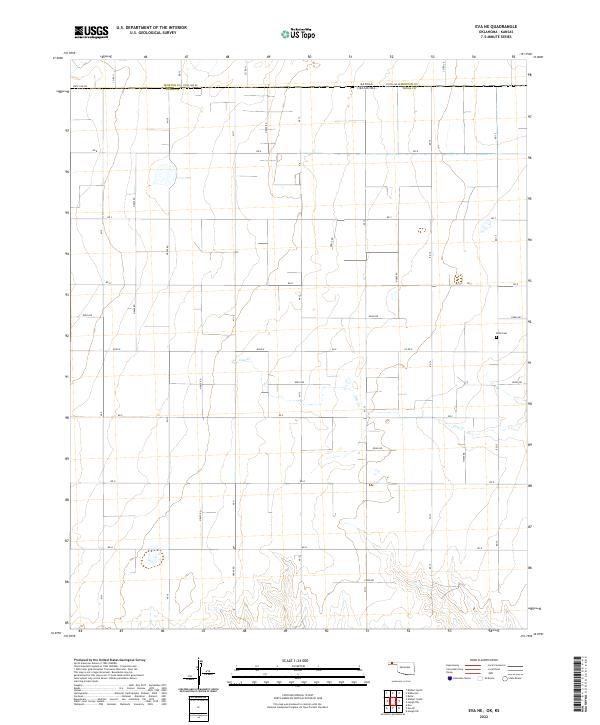 USGS Topographic Map – Eva NE