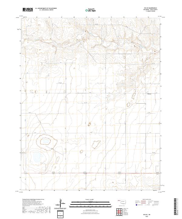 USGS Topographic Map – Eva SE