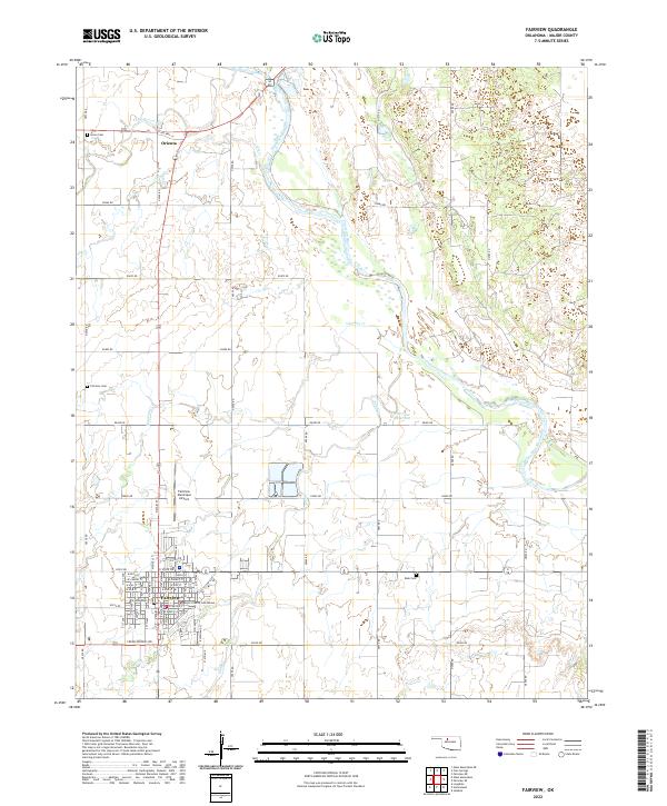 USGS Topographic Map – Fairview