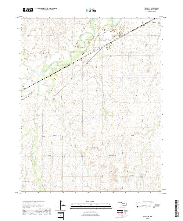 USGS Topographic Map – Fargo SW