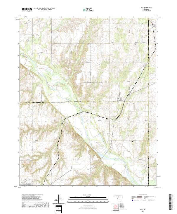 USGS Topographic Map – Fay