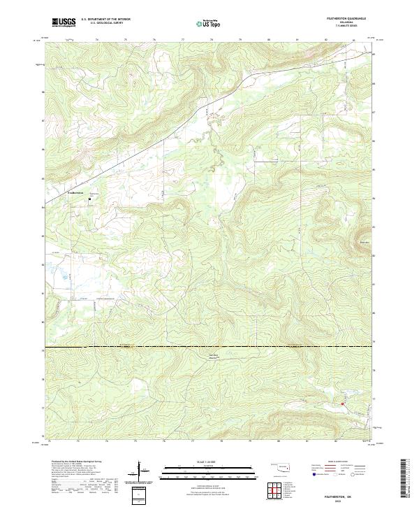 USGS Topographic Map – Featherston
