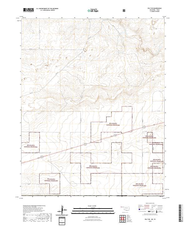 2022 Map of Felt SW, 2022 Print