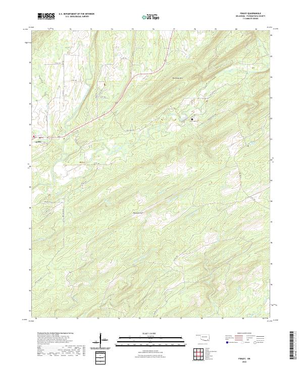 USGS Topographic Map – Finley