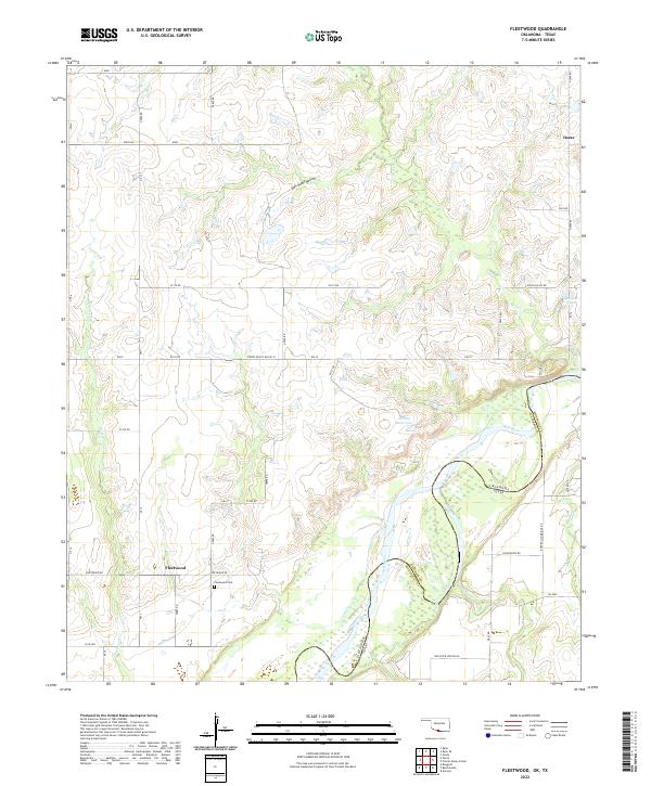 USGS Topographic Map – Fleetwood
