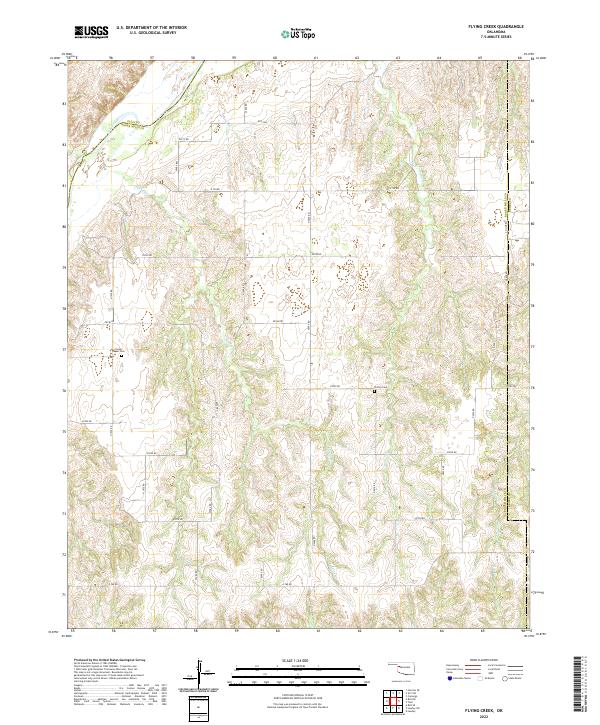 USGS Topographic Map – Flying Creek