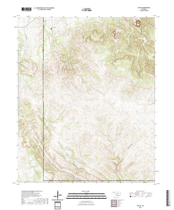 USGS Topographic Map – Fox NE