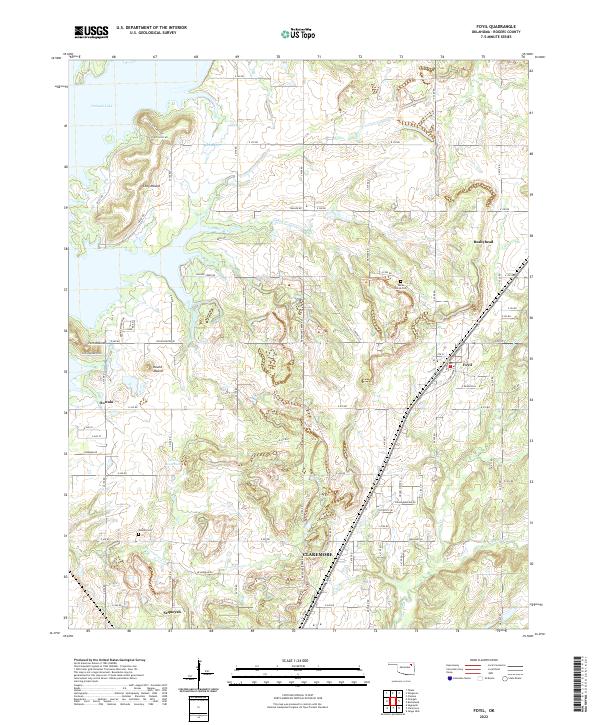 USGS Topographic Map – Foyil