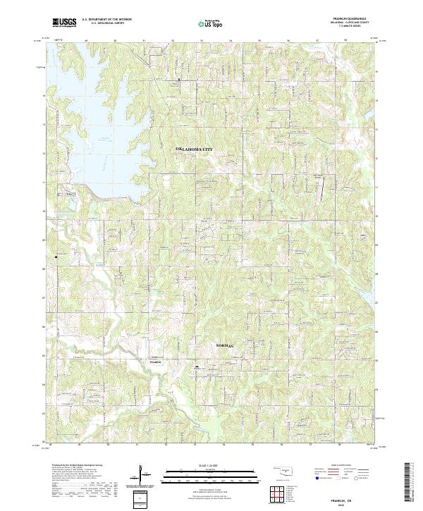 USGS Topographic Map – Franklin