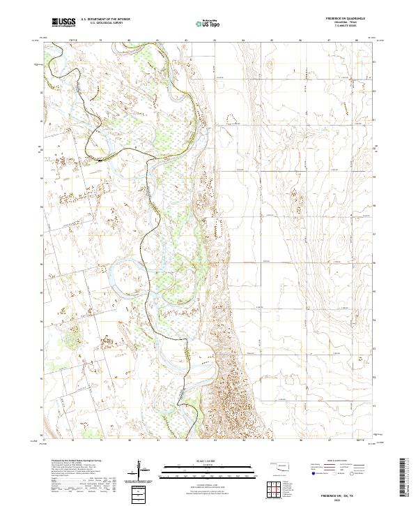 USGS Topographic Map – Frederick SW