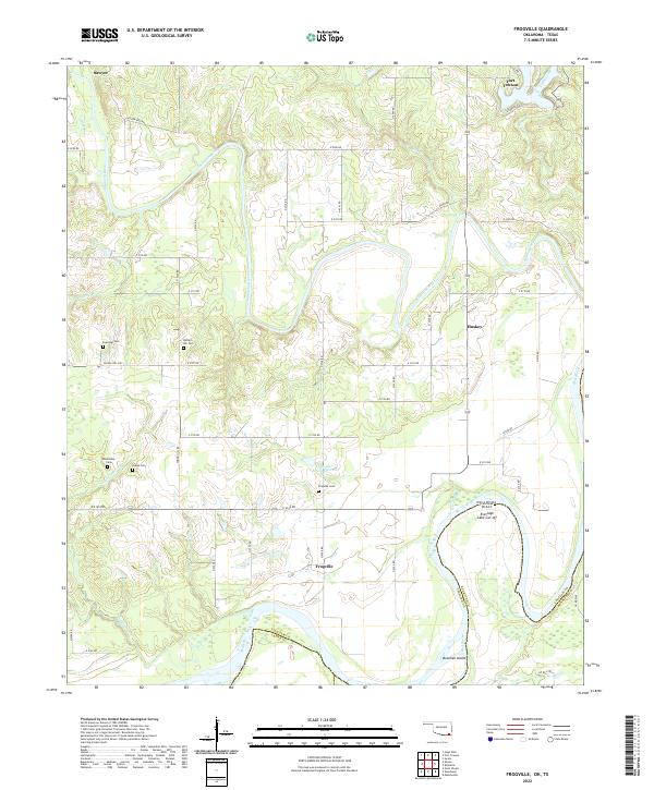 USGS Topographic Map – Frogville