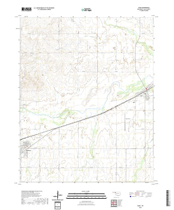 USGS Topographic Map – Gage
