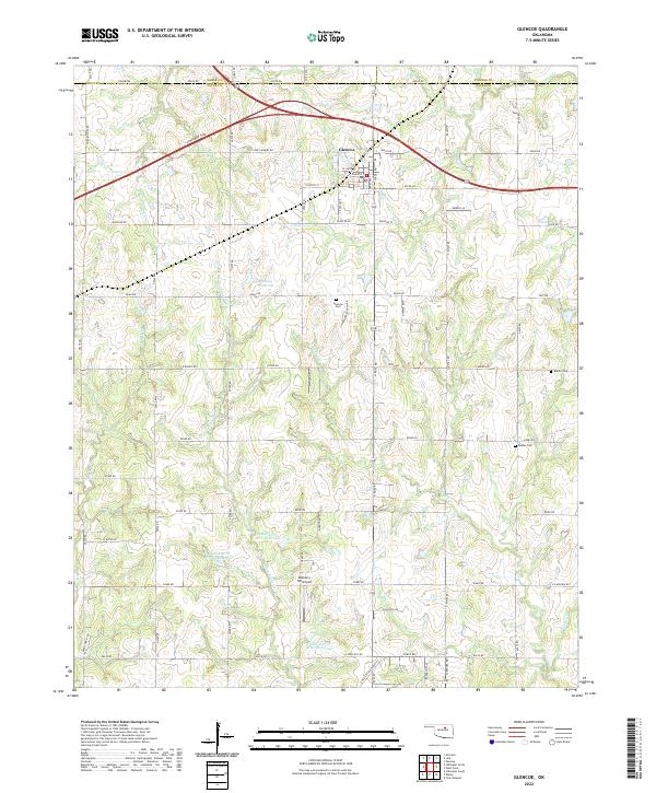 USGS Topographic Map – Glencoe