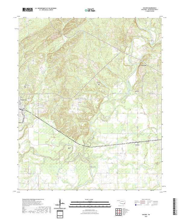USGS Topographic Map – Golden