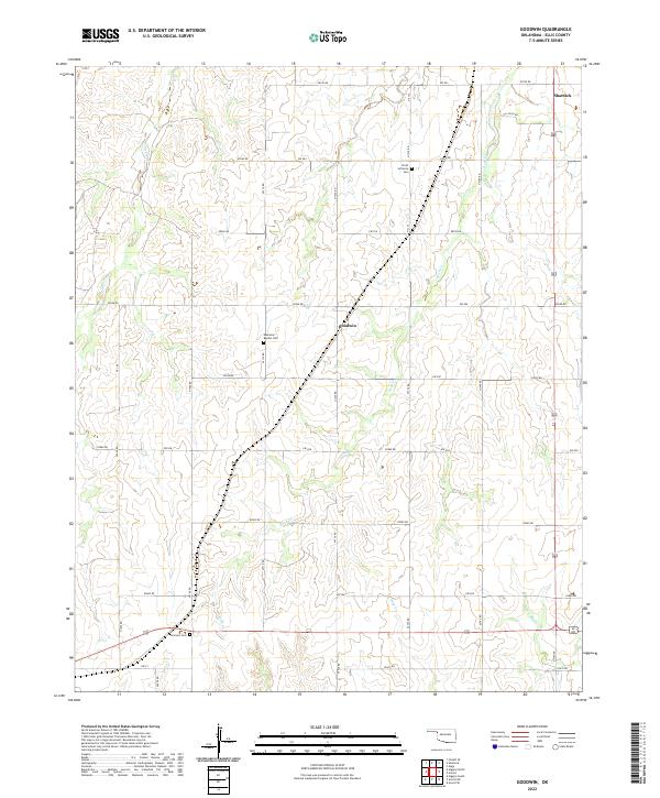 USGS Topographic Map – Goodwin